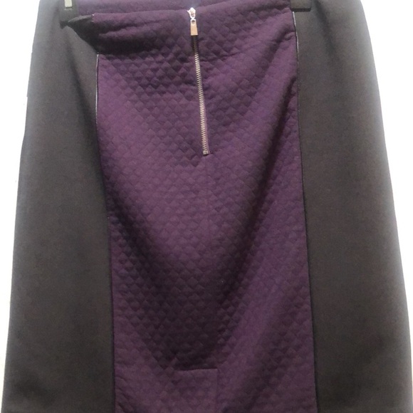 Laundry Blackberry 2 Tone Quilt Stitch skirt - Picture 6 of 12